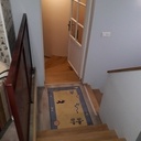 Escalier droit à deux volées