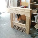 Habillage pour fausse cheminée electrique