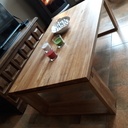 Table basse en hêtre