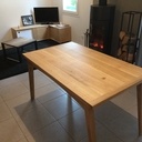 Table à rallonges par bout