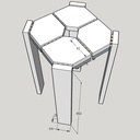 Un tabouret flottant