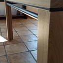 Table chêne / acier