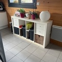 Relooking meuble poubelle (IKEA kallax au départ)