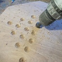 Jeux solitaires en chêne, 5 modèles différents Nov21.