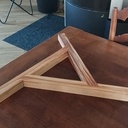 Assemblage japonais pour étagère murale