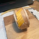 Bracelet marqueterie de paille