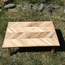Table basse en palette