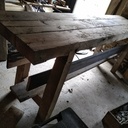 Des solives devenues établi !