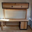 Bureau Frêne et Valchromat.