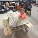 Table de pique nique version enfant