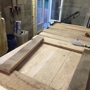 Porte d'entrée style cochonnière