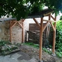 Abri bois de chauffage