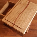 Boite Chene et vague Iroko