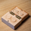 Boîte à bagues moyennement bien faite