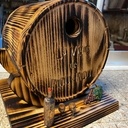 Maison d'oiseaux "Tonneau de vin"