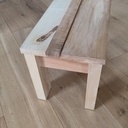 Marche pied en frêne