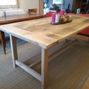 Table en chêne de recup