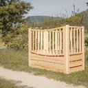 Lit bébé en frêne