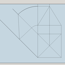 Longueur d un arêtier de pyramide sur sketchup , cela m a pris 2 minutes !