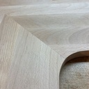 Etagère d'angle en hêtre lamellé-collé