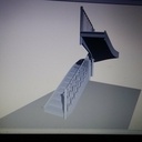 Escalier demi tournent en chêne