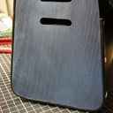 Sacoche bois et cuir