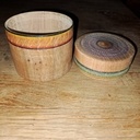 Boite en Orme : trexturage et couleur