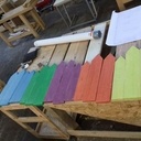 Panneaux en bois pour mariage