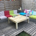 Table basse salon de jardin