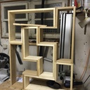 Bibliothèque murale Tetris