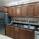 Cuisine en pin d'oregon