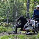 Banc à Planer en Alu sur Vélo Cargo