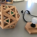 Lampe icosaedre