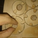 Dix de chute en bois