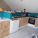 Rénovation cuisine style osb avant/après