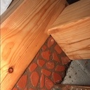 Habillage bois de poêle à bois