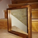 Encadrement de miroir, avec queue d'aronde