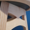 Tabouret en arétier