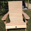 Fauteuil de Jardin réglable avec repose pied