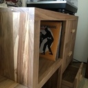 Meuble bas en Noyer pour la platine