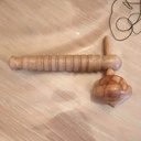 Toupie avec son lanceur