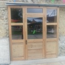 Porte coulissante d une salle de reception