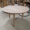 Table basse en chêne - Mortaise et tenon traversant