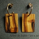 Boucles d'oreilles en arbre de Judée