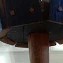 Lampe sur pied rustique