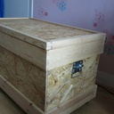 Coffre OSB et queues d'aronde