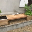 Le banc kiwi-framboise