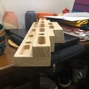 Poutre d'escalade pour faire des tractions sur les doigts !