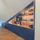 Bibliothèque sous pente