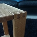 Vue de l'assemblage à queue droite